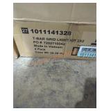 4 CE T Bar Grid Light Kits , 2