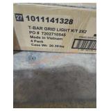 4 CE T Bar Grid Light Kits , 2