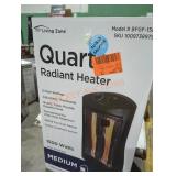 Quartz radiant heater