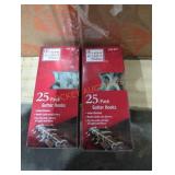 2 boxes home accents holiday 25 pk gutter hooks