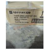 4 CE T Bar Grid Light Kits , 2