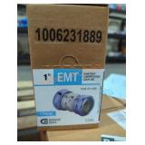 1 1" emt raintight compression coupling 4 pk
