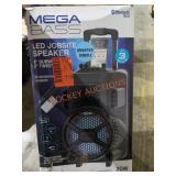 Mega Bass Bluetooth LED Jobsite Speaker
