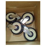 Box Lot Of Caster Wheels