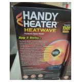 Handy heater heatwave parabolic space heater