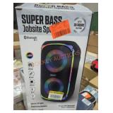 Super bass jobsite speaker