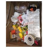 Box Lot of Assorted Home Improvement Items