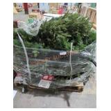 Prelit Christmas tree unknown size