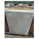 30" white wall cabinet