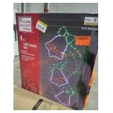 Home Accents Holiday 4 ft led hanging bells