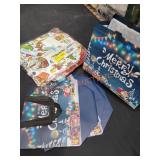 Assorted Christmas Print Tote Bags