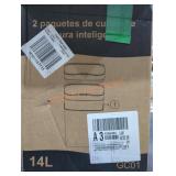 (2) Small Sensor Trashcans