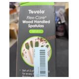 Tovolo 5 PC wood handled spatulas