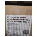 15Lb Coated Dumbell