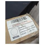 Retractable mesh gate white