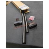 Matte Black Curved Shower Rod