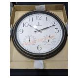 Verona Large Clock With Weather Features