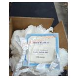 White Fluffy Throw Blanket