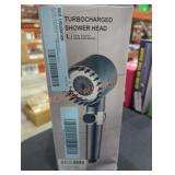 Turbocharged shower head