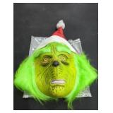 Grinch Mask w/ Santa Hat