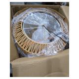 Rattan Farmhouse Chandelier