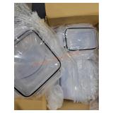 Plastic Storage w Lids & Labels