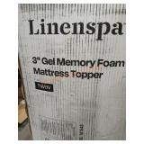3" Gel Memory Foam Mattress Topper