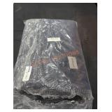 Green Cozy Wool Blanket, Navy Blue