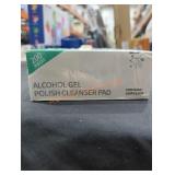 Alcohol gel polish cleanser pad