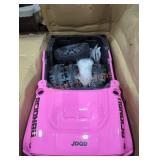Pink kids jeep