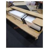 (2) White Floating Shelves