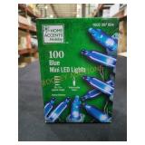 Mini Blue Christmas Lights