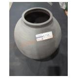Charcoal Gray Vase