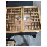 Large Decorative Wood Display Case