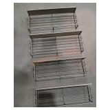 Magnetic Wire Shelves Black