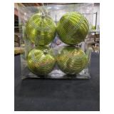 Green Christmas Balls