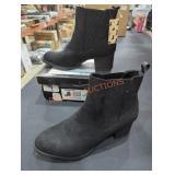 Pennysue Black Suede 9.5