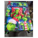 Personalized Small Grinch Throw Blanket