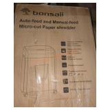 Bonsai Micro Cut Paper Shredder