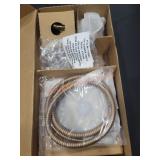 Bronzed Shower Head and Handle