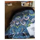 Blue throw pillows