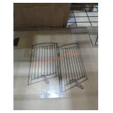 3 panel pet gate with support