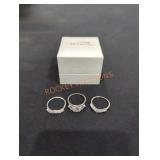 Wuziwen 3PC Size 6 Ring Set