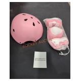 Kids Pink Helmet & Pads