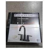 Glacier Bay Matte Black Bathroom Faucet