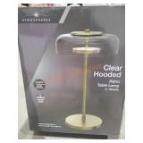 Clear Hooded Retro Table Lamp
