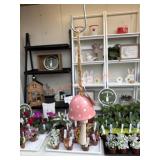 Box Of Hanging Ceramic Mushrooms