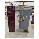 4-Light Chandelier Gold