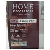 52" Indoor Ceiling Fan Black