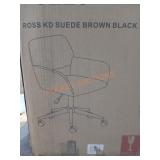 Secratary Office Chair Suede Brw/Nlk